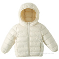 Children Boys White Goose Down Jacket